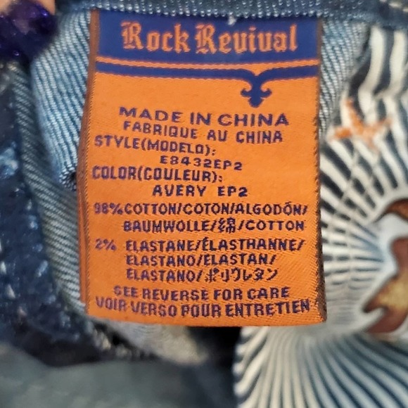 Rock Revival Avery studded straight jeans size 31 - Picture 10 of 10